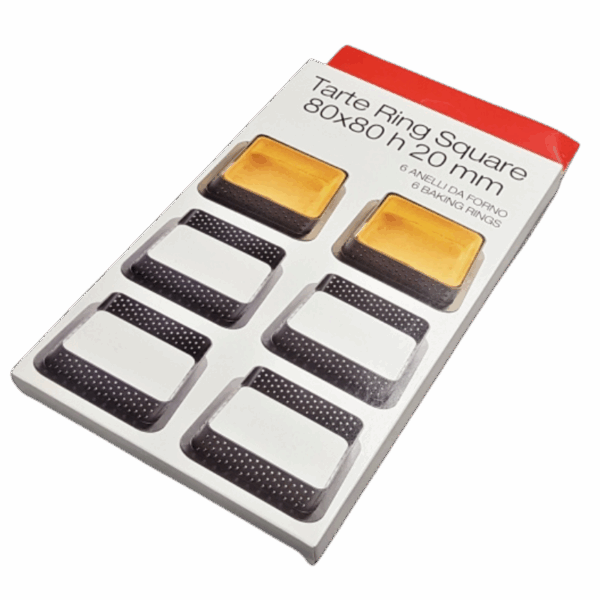 Foremki do tart - kwadratowe